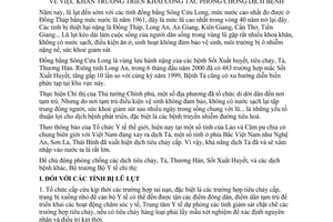 Chỉ thị 05/2000/CT-BYT khẩn trương triển khai công tác phòng chống dịch bệnh