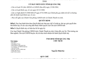 Quyết định 1802/2000/QĐ-UB Quy chế trình tự thủ tục giải quyết đơn thư khiếu nại