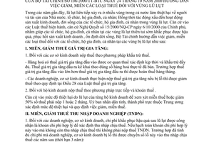 Thông tư 106/2000/TT-BTC hướng dẫn việc giảm, miễn các loại thuế vùng lũ lụt