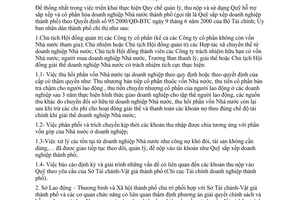 Chỉ thị 62/2000/CT-UB-TM thực hiện quy chế quản lý, thu nộp sử dụng quỹ hỗ trợ sắp xếp cổ phần hóa doanh nghiệp nhà nước thành phố Hồ Chí Minh