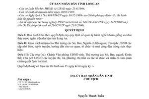 Quyết định 3422/2000/QĐ-UB  quản lý hành nghề khoan giếng