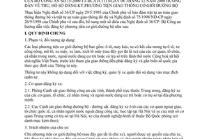 Thông tư 15/2000/TT-BCA(C11) hướng dẫn về thủ tục, hồ sơ đăng ký, phương tiện giao thông cơ giới đường bộ