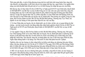 Chỉ thị 33/CT-UB năm 2000 cấm sản xuất sử dụng pháo và đồ chơi nguy hiểm