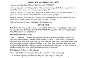 Quyết định 525/2000/QĐ-NHNN9 sửa đổi bổ sung quyết định 95/1999/QĐ-NHNN9