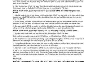 Tiêu chuẩn ngành 22TCN 269:2000 về quy tắc báo hiệu đường thủy nội địa Việt Nam do Bộ Giao thông vận tải ban hành