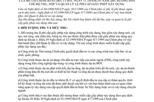 Thông tư 03/2001/TT-BTC hướng dẫn chế độ thu, nộp và quản lý lệ phí cấp giấy phép xây dựng