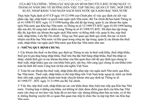 Thông tư liên tịch 04/2001/TTLT-BTC-TCHQ hướng dẫn việc tập trung, quản lý, nộp thuế xuất, nhập khẩu vào ngân sách nhà nước qua Kho bạc nhà nước