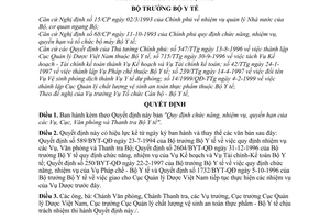 Quyết định 108/2001/QĐ-BYT chức năng, nhiệm vụ, quyền hạn của Vụ, Cục, Văn phòng Thanh tra Bộ Y tế