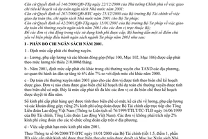 Thông tư  02/2001/TT-BTP hướng dẫn quản lý ngân sách ngành tư pháp