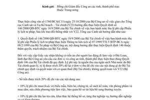 Công văn 263/C11(C27) thu, nộp, sử dụng lệ phí cấp Giấy xác nhận không có tiền án