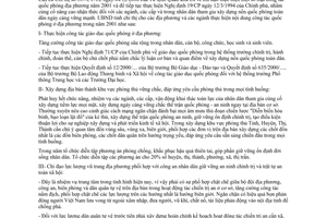 Chỉ thị 06/2001/CT-UB công tác quốc phòng địa phương năm 2001 An Giang