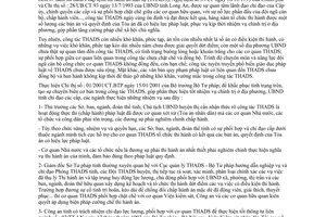 Chỉ thị 10/2001/CT-UB tăng cường công tác thi hành án dân sự Long An