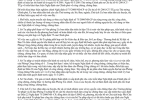 Chỉ thị 04/2001/CT-UB thực hiện Nghị định công chứng chứng thực Lạng Sơn