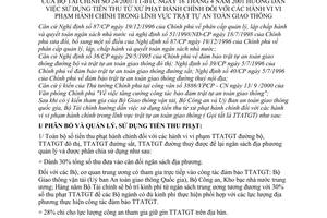 Thông tư 24/2001/TT-BTC hướng dẫn sử dụng tiền thu từ xử phạt hành chính hành vi vi phạm hành chính trong lĩnh vực trật tự an toàn giao thông