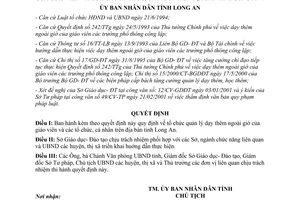 Quyết định 1182/2001/QĐ-UB tổ chức quản lý dạy thêm ngoài giờ