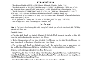 Quyết định 2775/QĐ-UBND định hướng phát triển mạng lưới bán lẻ gas