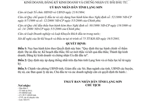 Nghị quyết 25/2004/NQ-HĐND mức thu một số loại phí tỉnh Lạng Sơn