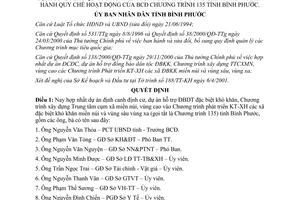 Quyết định 41/2001/QĐ-UB hợp nhất Ban Chỉ Đạo Chương trình mục tiêu quốc gia