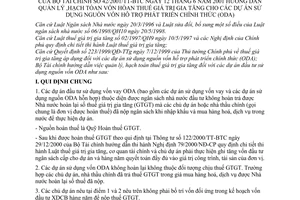 Thông tư 42/2001/TT-BTC hướng dẫn quản lý, hạch toán vốn hoàn thuế giá trị gia tăng cho các dự án sử dụng nguồn vốn hỗ trợ phát triển chính thức