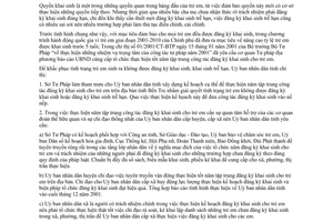 Chỉ thị 12/2001/CT-UB năm tập trung đăng ký khai sinh cho trẻ em Bến Tre