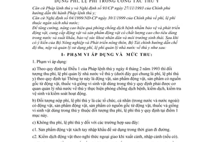 Thông tư  53/2001/TT-BTC hướng dẫn chế độ thu, nộp và quản lý sử dụng phí, lệ phí trong công tác thú y