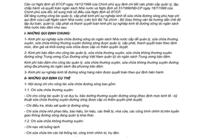 Thông tư liên tịch 57/2001/TTLT-BTC-BGTVT hướng dẫn lập dự toán quản lý cấp phát thanh quyết toán vốn sự nghiệp kinh tế đường sông