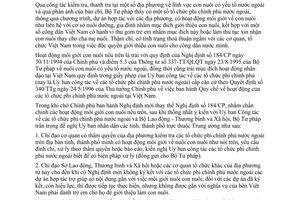 Công văn 590/TP.HT chấm dứt môi giới con nuôi của tổ chức phi Chính phủ