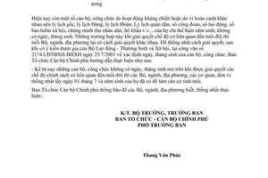 Công văn 193/BTCCBCP-TCBC hướng dẫn xác định tháng sinh cán bộ, công chức