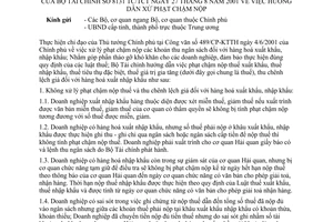 Công văn 8131/TC-TCT hướng dẫn xử phạt chậm nộp