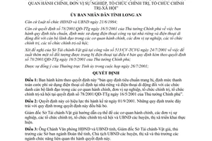 Quyết định 2914/2001/QĐ-UB tiêu chuẩn định mức sử dụng điện thoại công vụ