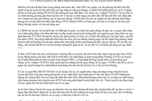 Chỉ thị 18/2001/CT.UB biện pháp đảm bảo trật tự an toàn giao thông Lào Cai