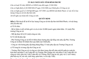 Quyết định 67/2001/QĐ-UB phê duyệt đề án bố trí lực lượng Công an xã