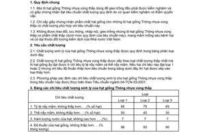 Tiêu chuẩn ngành 04TCN 45:2001 về hạt giống Thông nhựa vùng thấp (Pinus merkusii Jungh. & de Vriese) dùng để gieo ươm tạo cây con hoặc trồng rừng bằng hạt gieo thẳng do Bộ Nông nghiệp và Phát triển nông thôn ban hành