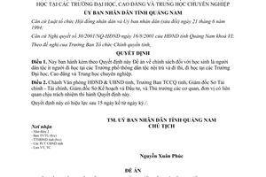 Quyết định 42/2001/QĐ-UB chính sách đối với học sinh là người dân tộc ít người