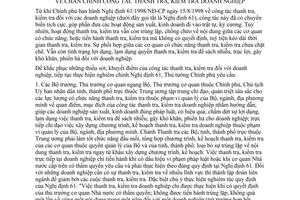 Chỉ thị 22/2001/CT-TTg chấn chỉnh công tác thanh tra kiểm tra doanh nghiệp