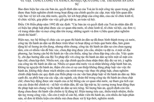 Chỉ thị 20/2001/CT-TTg tăng cường nâng cao hiệu quả công tác thi hành án dân sự