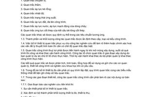 Tiêu chuẩn ngành 14TCN 100:2001 về thiết bị quan trắc cụm đầu mối công trình thủy lợi - các quy định chủ yếu về thiết kế bố trí do Bộ Nông nghiệp và Phát triển nông thôn ban hành