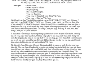 Công văn 4953/VPCP-KTTH quản lý giá và cước bưu chính, viễn thông