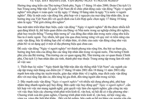 Chỉ thị 24/2001/CT-TTg đẩy mạnh cuộc vận động Ngày vì người nghèo