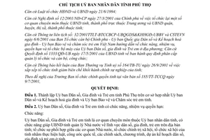 Quyết định 3702/2001/QĐ-CT thành lập Uỷ ban Dân số Gia đình Trẻ em Phú Thọ