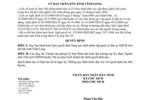 Quyết định 3376/2001/QĐ-UB phân cấp quản lý đầu tư xây dựng cơ bản