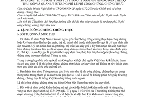 Thông tư liên tịch 93/2001/TTLT-BTC-BTP hướng dẫn chế độ thu nộp quản lý sử dụng phí lệ phí công chứng thực