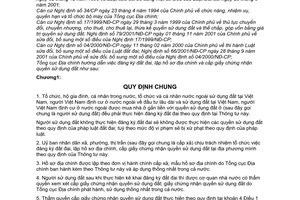 Thông tư 1990/2001/TT-TCĐC hướng dẫn đăng ký đất đai, lập hồ sơ địa chính và cấp giấy chứng nhận quyền sử dụng đất