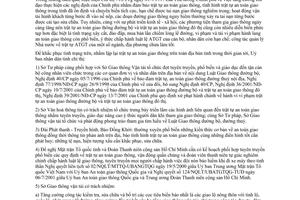 Chỉ thị 20/2001/CT-UB đảm bảo trật tự an toàn giao thông Bến Tre