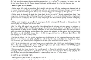 Thông tư 24/2001/TT-BYT tổ chức quản lý hội nghị, hội thảo quốc tế