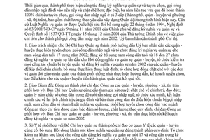 Chỉ thị 36/2001/CT-UB công tác đăng ký nghĩa vụ quân sự Thành phố Hồ Chí Minh