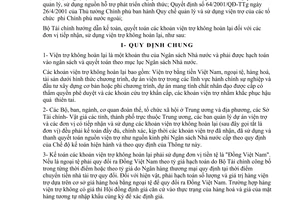 Thông tư 109/2001/TT-BTC hướng dẫn kế toán tiếp nhận và sử dụng các khoản viện trợ không hoàn lại