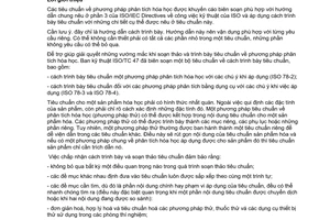 Tiêu chuẩn Việt Nam TCVN 6900-2:2001 (ISO 78-2 : 1999) về Hoá học - Cách trình bày tiêu chuẩn - Phần 2: Các phương pháp phân tích hoá học do Bộ Khoa học Công nghệ và Môi trường ban hành