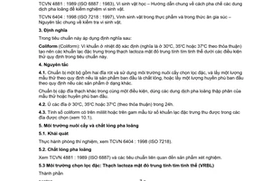 Tiêu chuẩn Việt Nam TCVN 6848:2001 về Vi sinh vật học - Hướng dẫn chung về định lượng Coliform - Kỹ thuật đếm khuẩn lạc do Bộ Khoa học Công nghệ và Môi trường ban hành