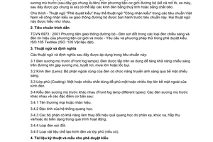 Tiêu chuẩn Việt Nam TCVN 6976:2001 về phương tiện giao thông đường bộ - đèn sương mù trước trên phương tiện cơ giới - yêu cầu và phương pháp thử trong phê duyệt kiểu do Bộ Khoa họ
c Công nghệ và Môi trường ban hành